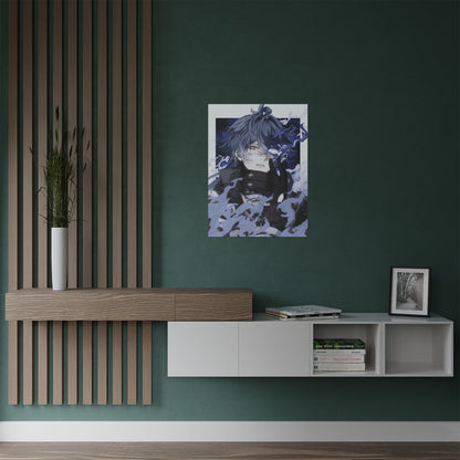 Genshin Impact Flins Satin Poster