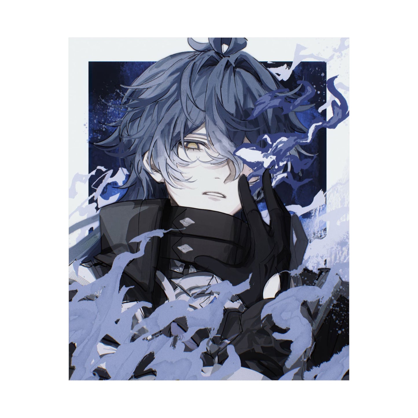 Genshin Impact Flins Satin Poster