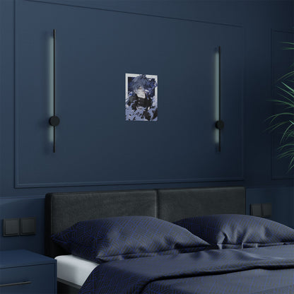 Genshin Impact Flins Satin Poster