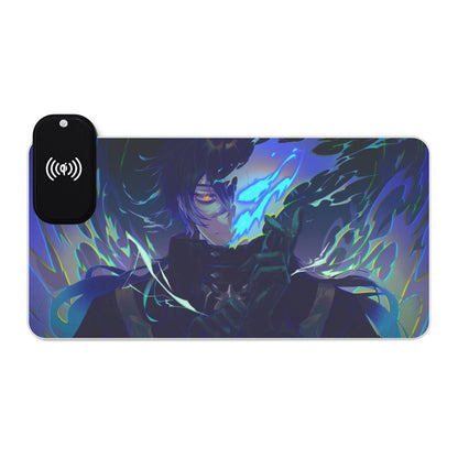 LED Gaming Mouse Pad, Wireless Charging